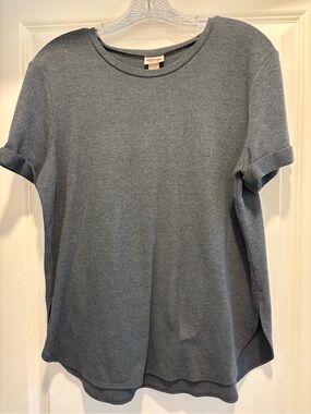 Mossimo Supply Co. Heather Gray Short-Sleeve Tee